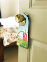Personalised Children's Door Hanger - Princess
