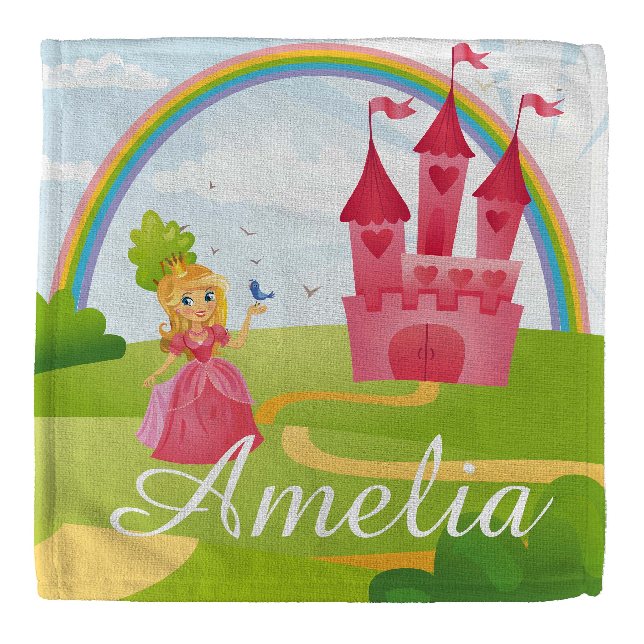 Personalised Children's Face Cloth - Princess