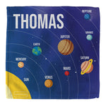 Personalised Children's Towel & Face Cloth Pack - Planets