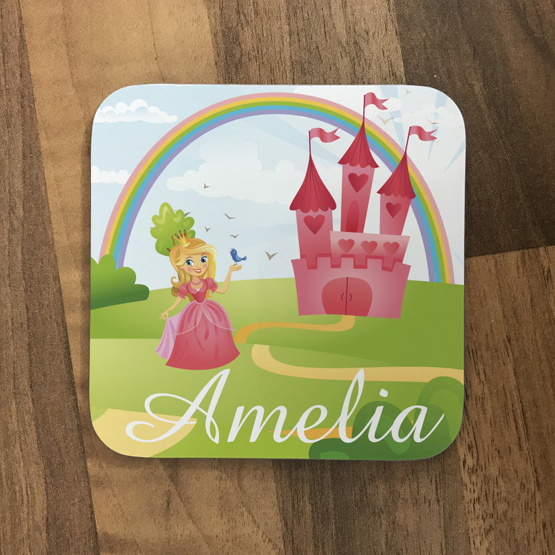 Children's Princess Design Coasters(Set of 4)