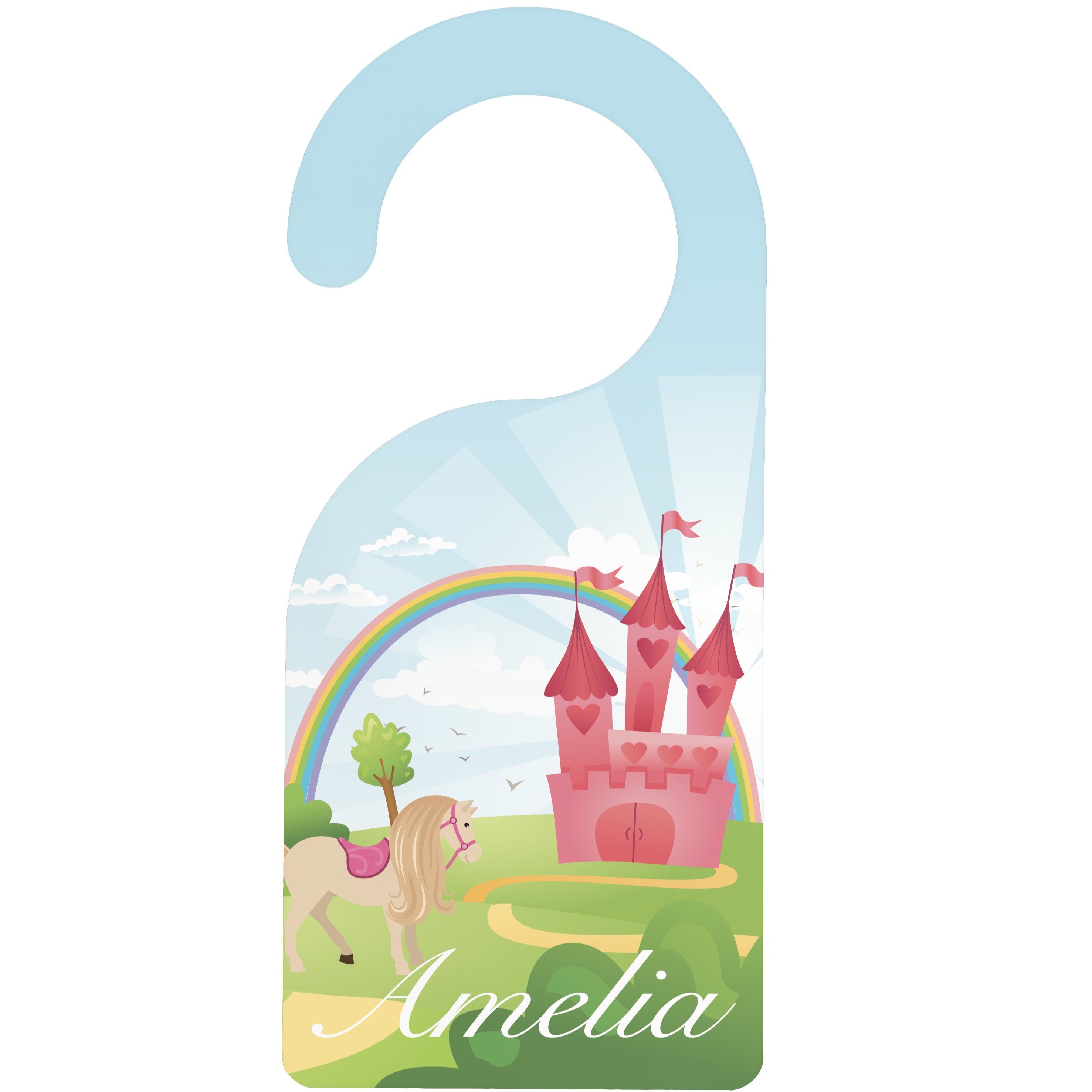 Personalised Children's Door Hanger - Princess