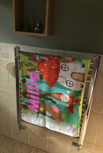 Personalised Children's Towel Mushroom