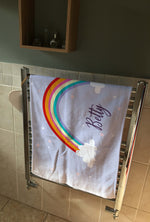 Personalised Children's Towel Rainbow