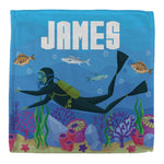 Personalised Children's Towel & Face Cloth Pack - Scuba