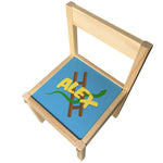 Personalised Children's Ikea LATT Wooden Table and 1 Chair Snakes & Ladders Game