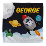 Personalised Children's Face Cloth - Space