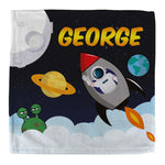 Personalised Children's Towel & Face Cloth Pack - Space