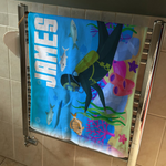 Scuba Underwater Design Children's Towel