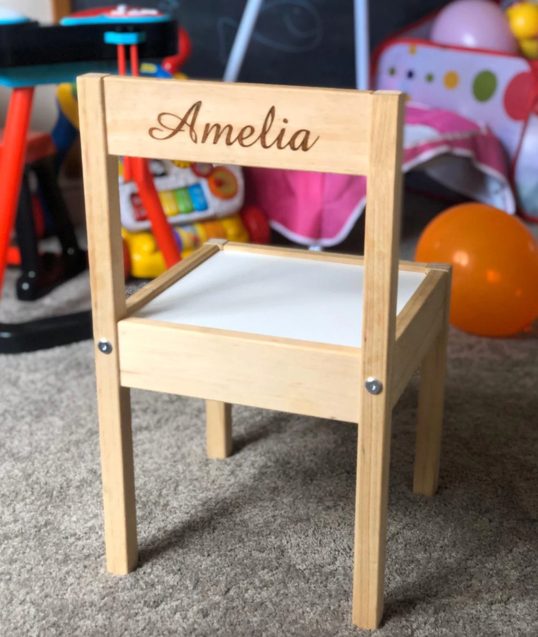 Personalised Latt Single Engraved Chair MakeThisMine Make This Mine