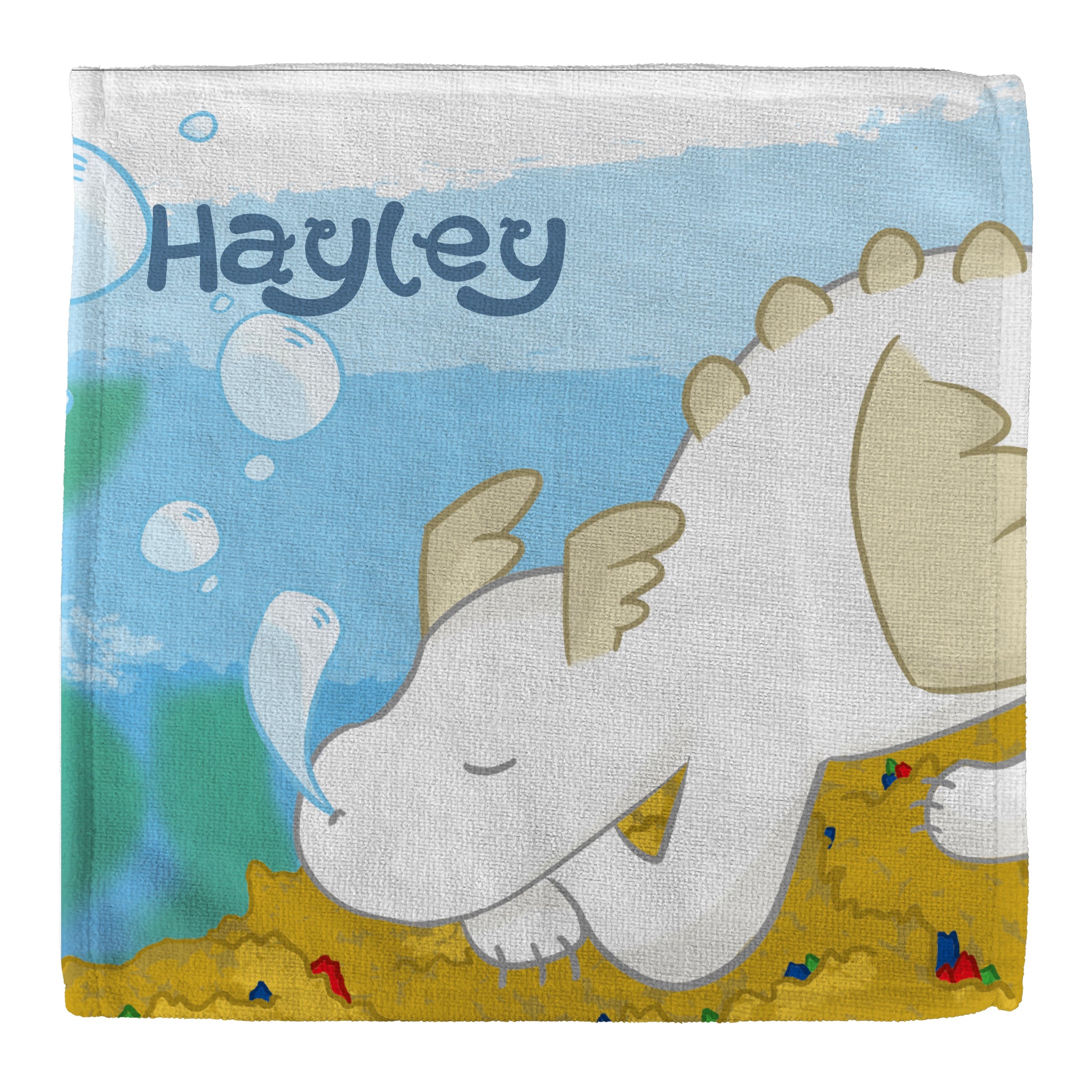 Personalised Children's Face Cloth - Sea Dragon