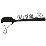 Toddler's Apron & Wooden Spoon Set - Chief Spoon Licker