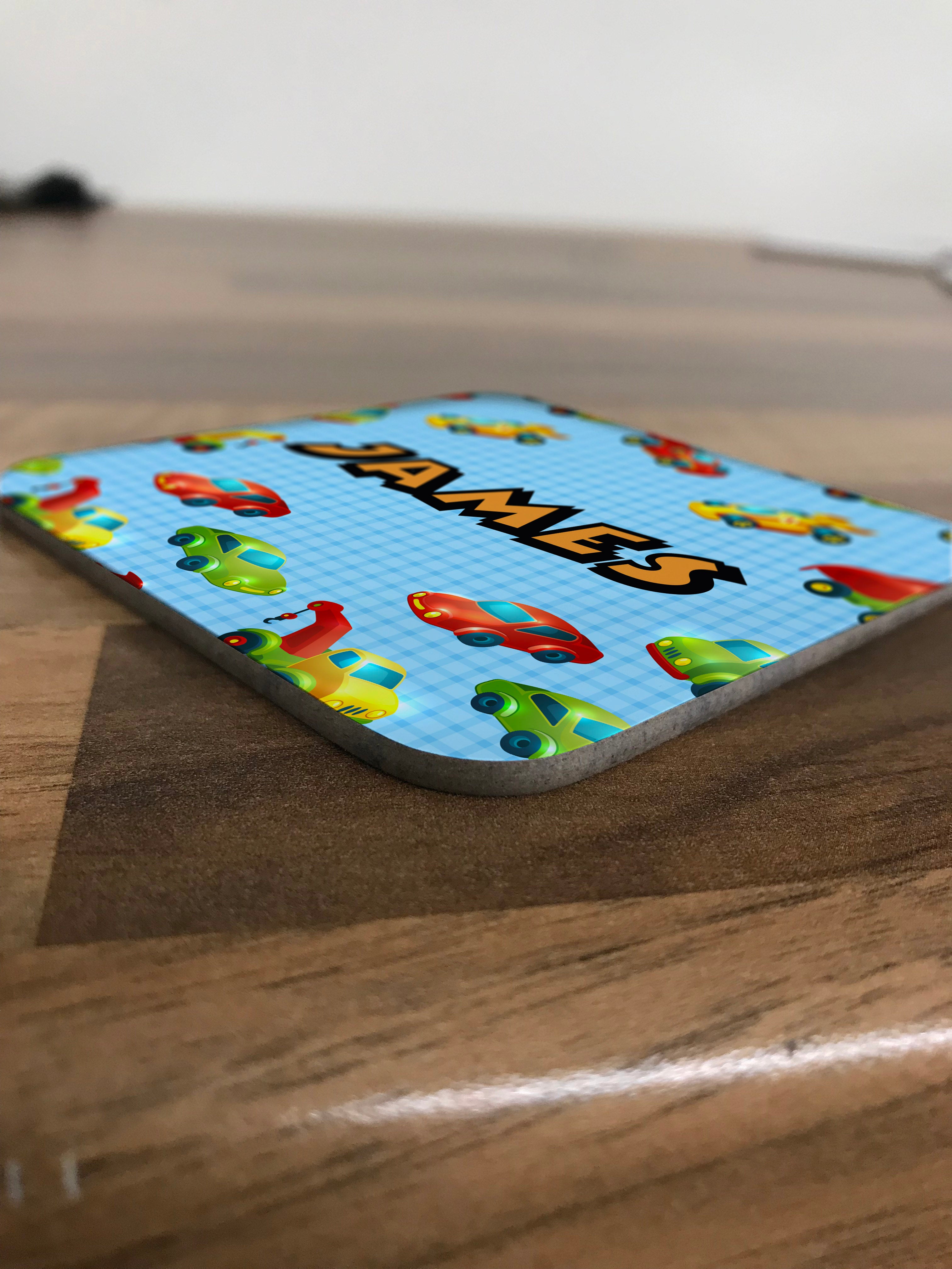 Personalised Children's Coasters - Trucks