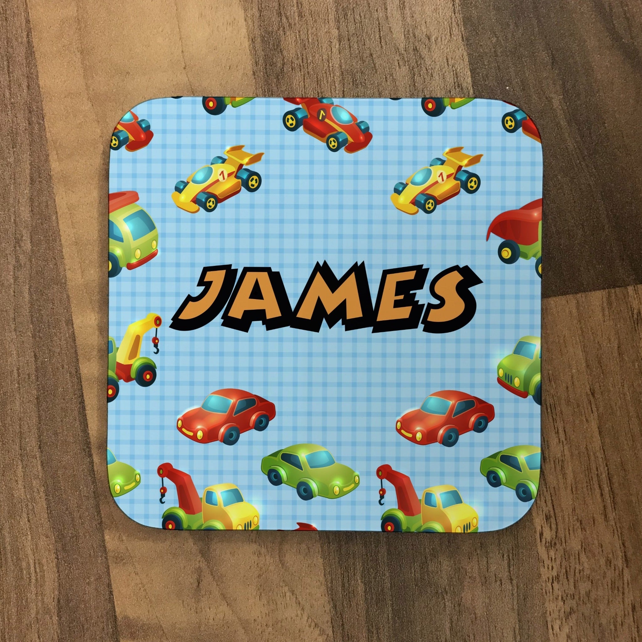 Personalised Children's Coasters - Trucks