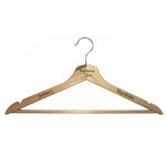 Personalised Brown Wooden Coat Hanger