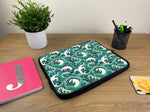 Laptop Sleeve with Japanese Waves Design