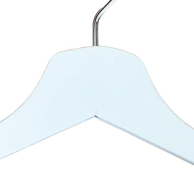 White Wooden Coat Hanger