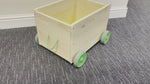 Personalised Children's Wooden Toy Box Trolley