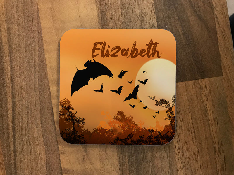 Personalised Children's Coasters - Bats