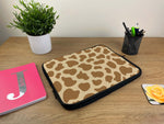 Laptop Sleeve with Cow Print Design