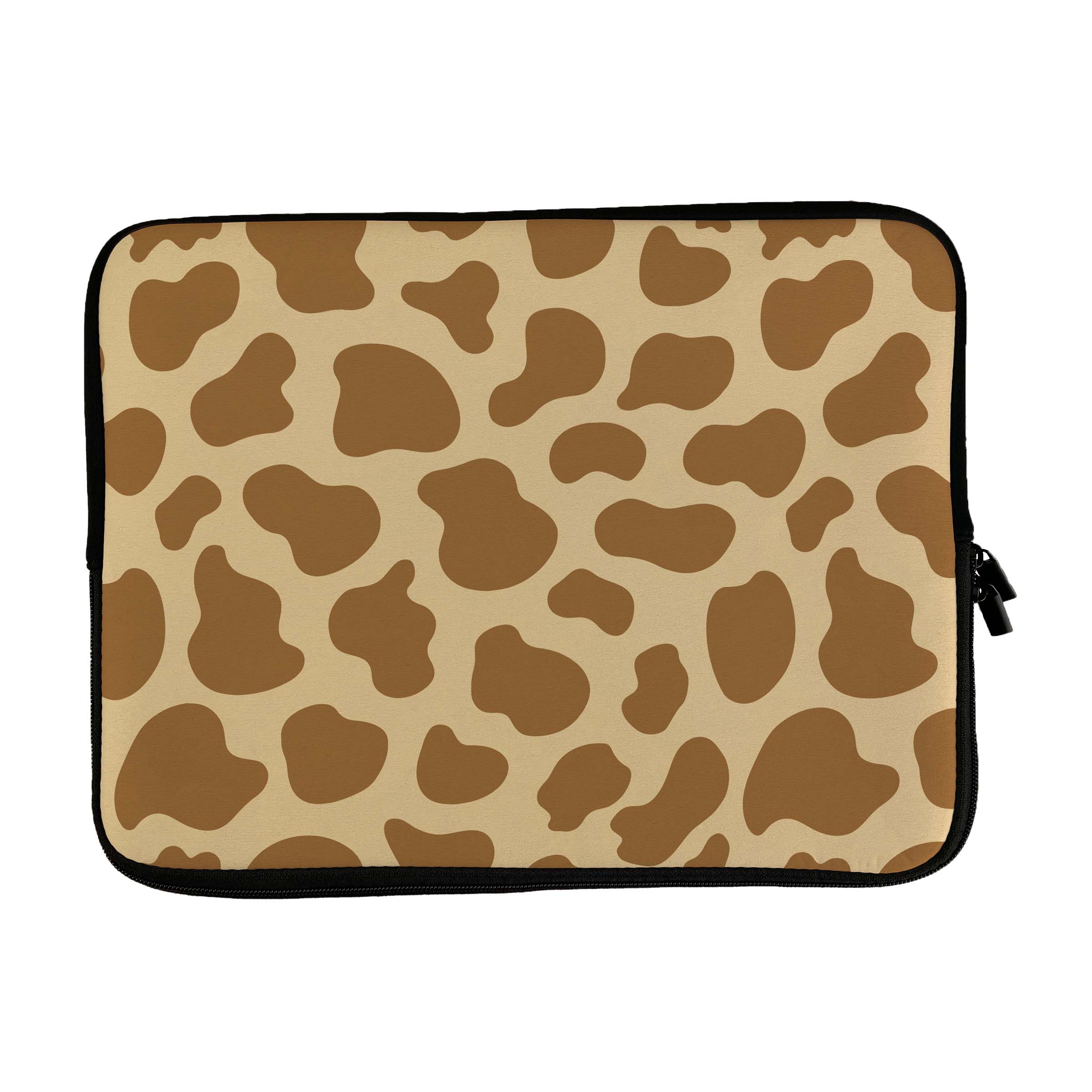 Laptop Sleeve with Cow Print Design