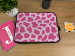 Laptop Sleeve with Cow Print Design