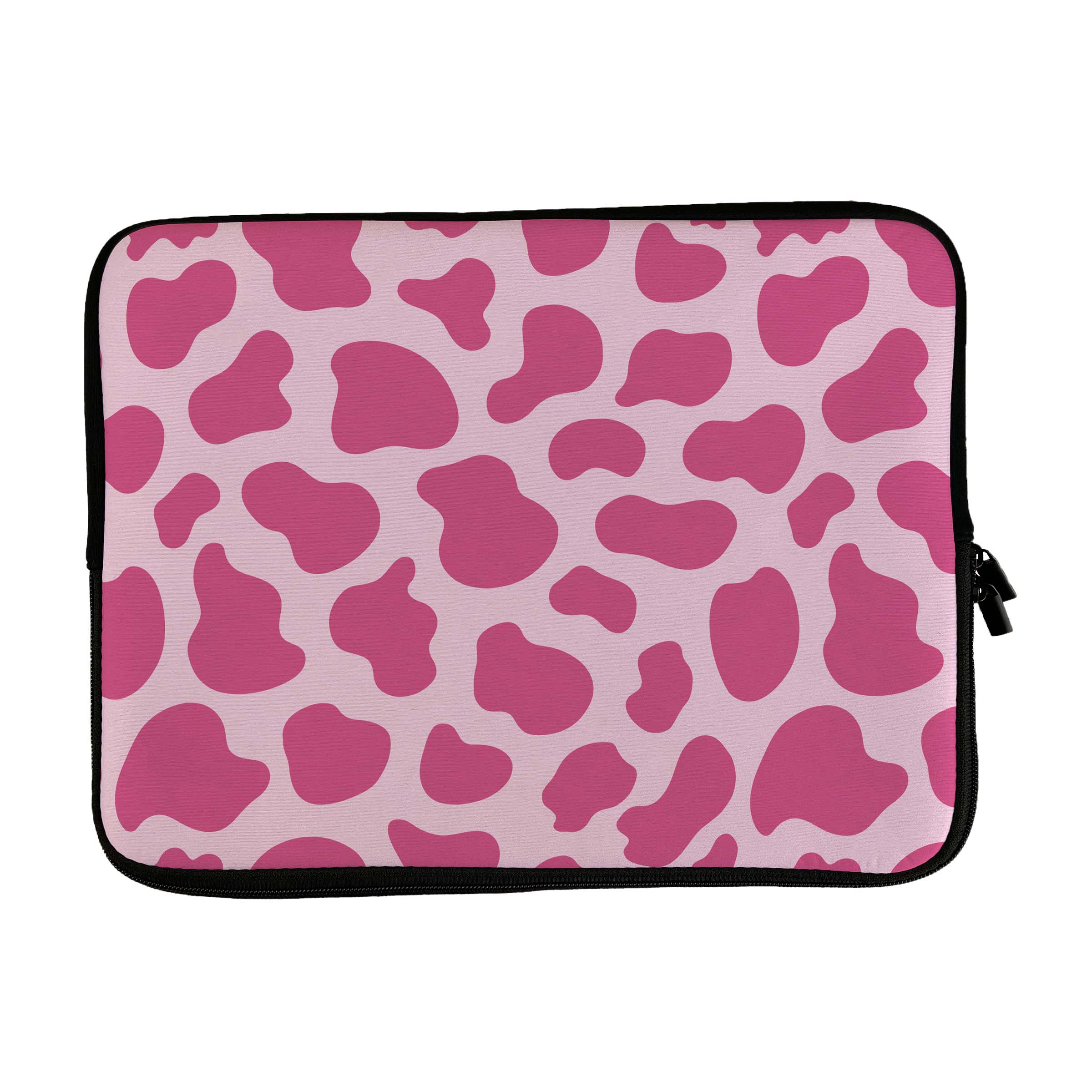 Laptop Sleeve with Cow Print Design