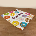 Personalised Children's Towel & Face Cloth Pack - Donuts
