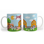 Personalised Children's 11oz Ceramic Mug - Farm