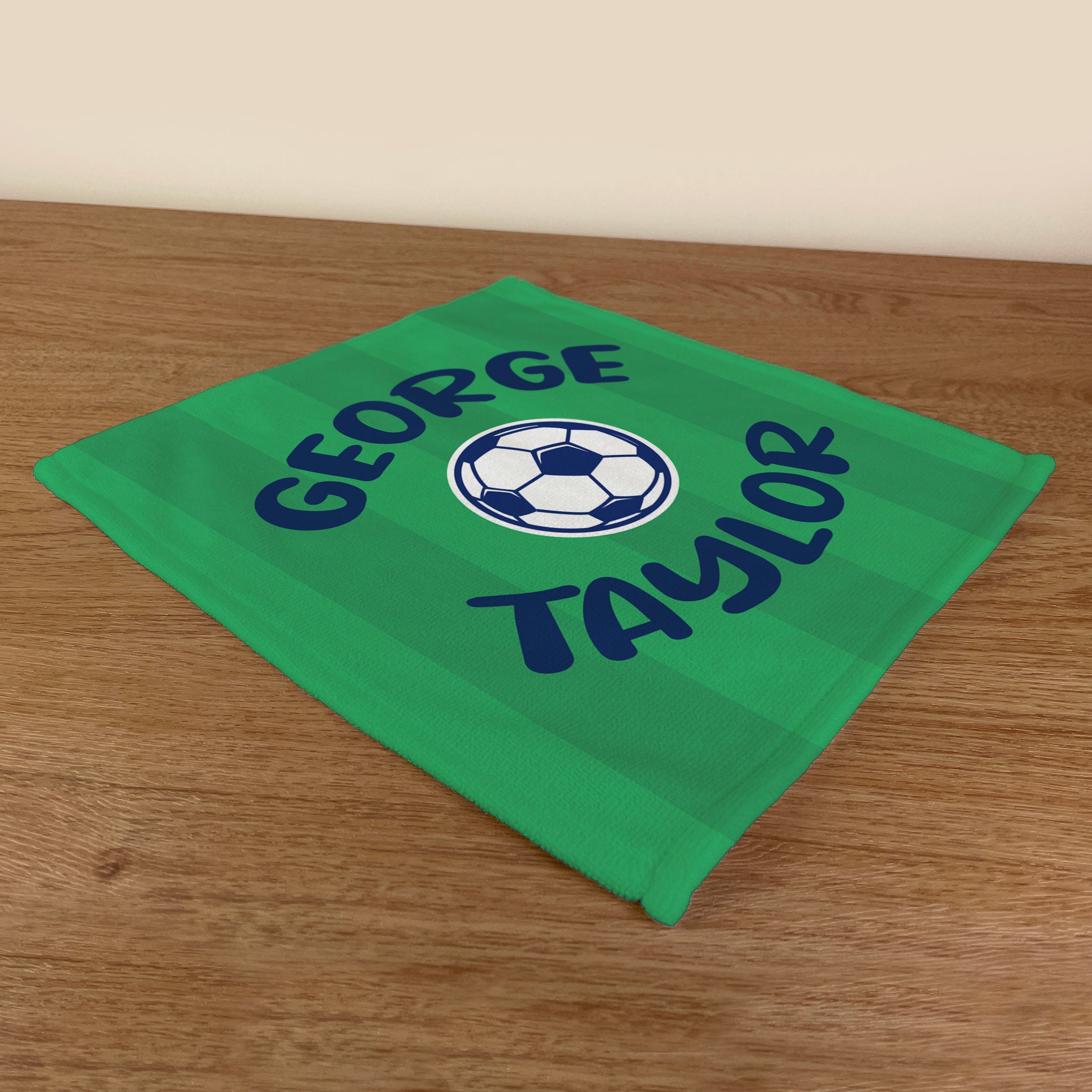 Personalised Children's Towel & Face Cloth Pack - Football