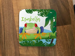 Personalised Children's Coasters - Frog