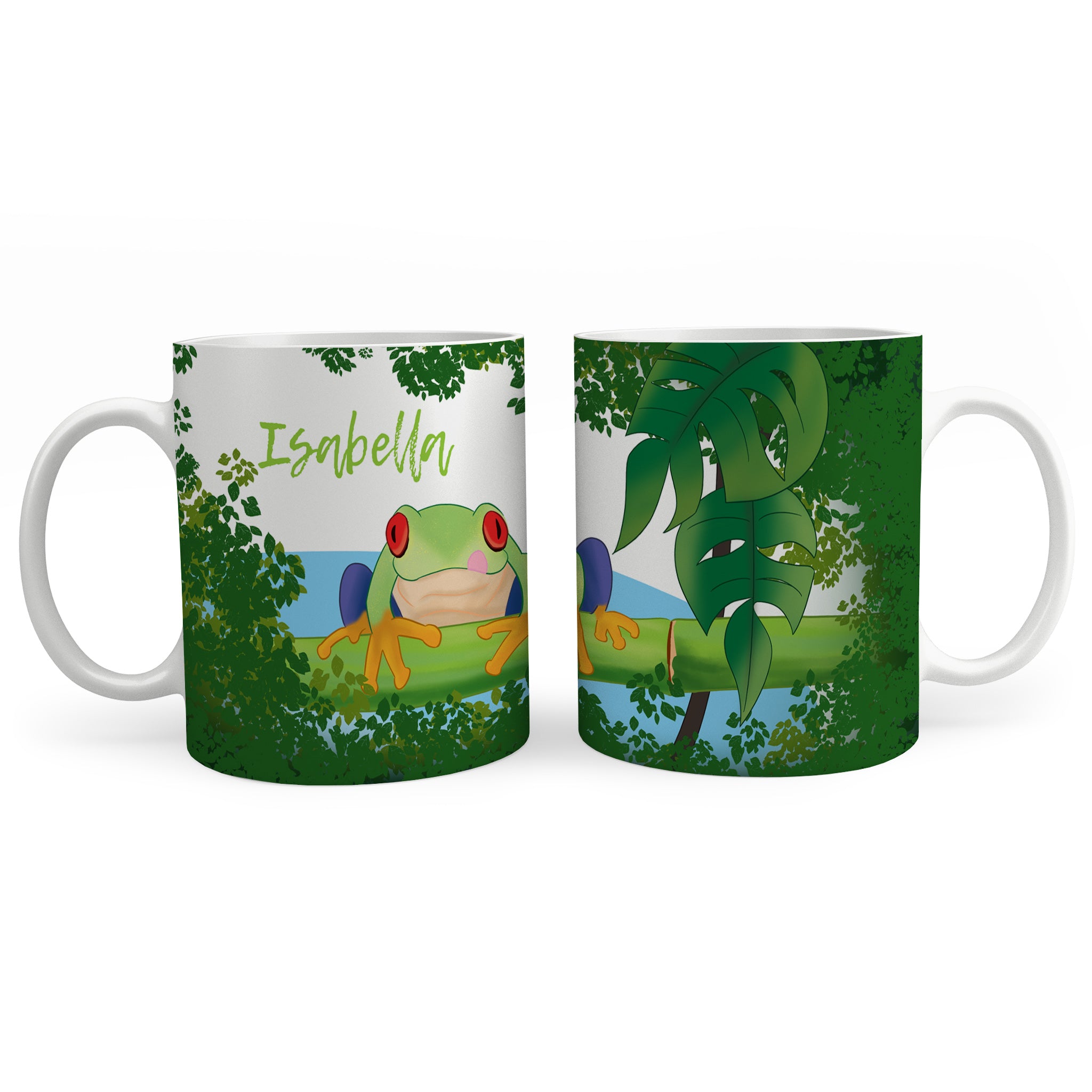 Personalised Children's 11oz Ceramic Mug - Frog