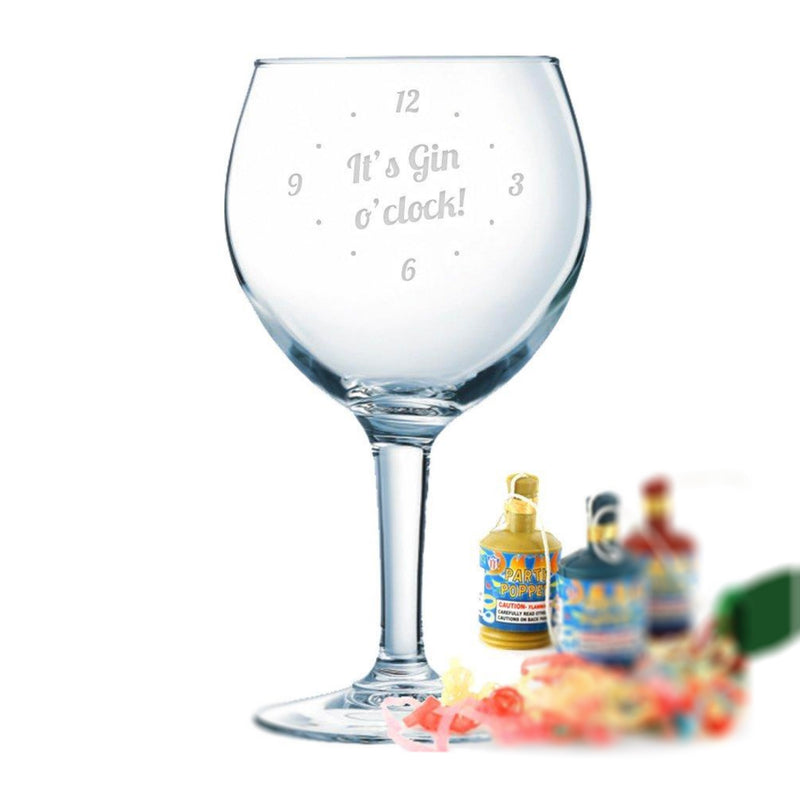 It's Gin O'clock 68cl Party Gin Glass