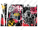 PS5 Graffiti Gamer Console Vinyl Sticker