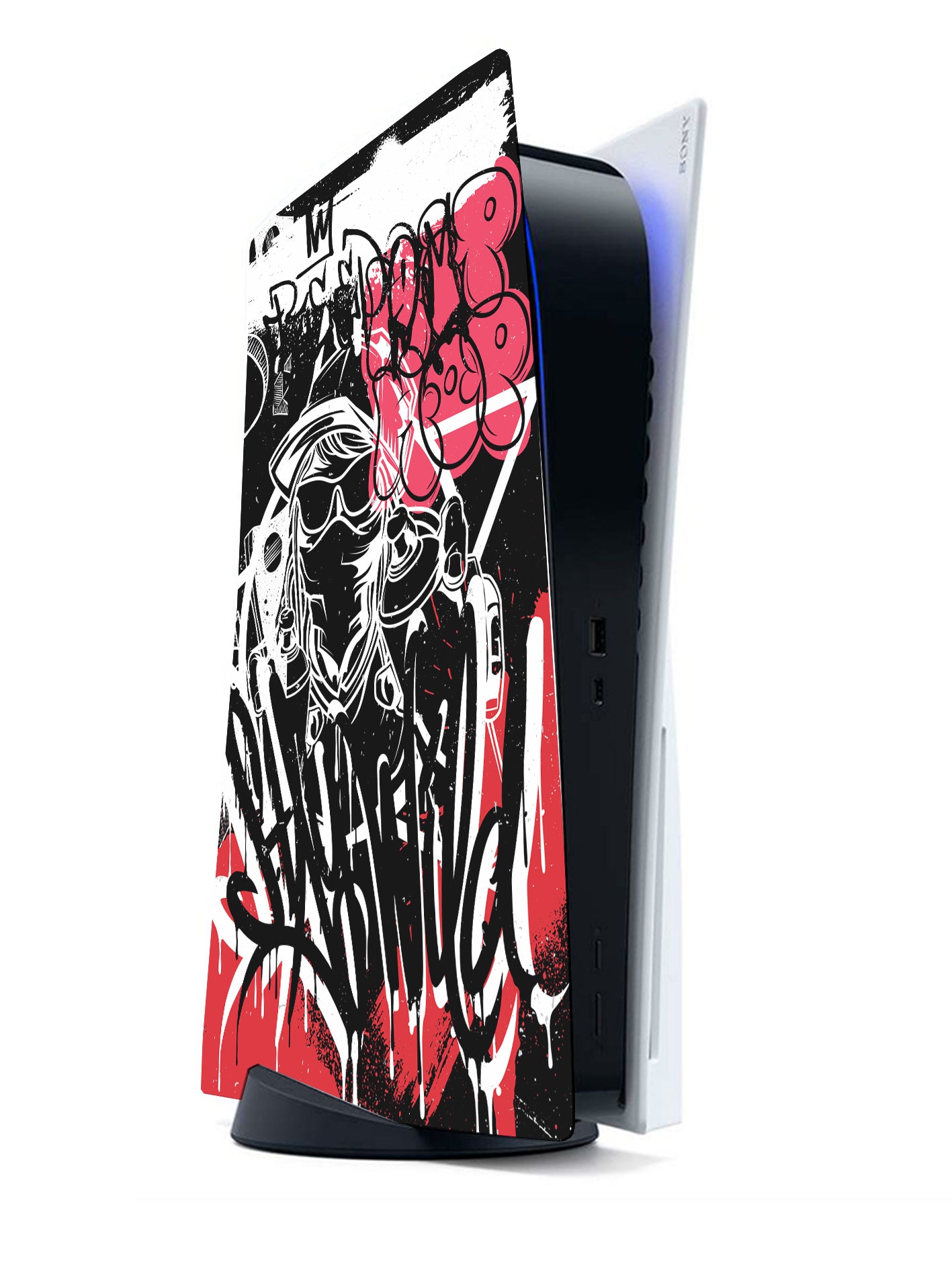 PS5 Graffiti Gamer Console Vinyl Sticker