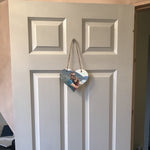 Personalised Wedding Hanging Door Plaque - Heart