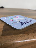 Personalised Children's Mug & Coaster Set - Unicorn Sparkle