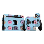 Nintendo Switch Personalised Skin Donut Design