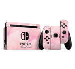 Nintendo Switch Personalised Skin Pink Cloud Design