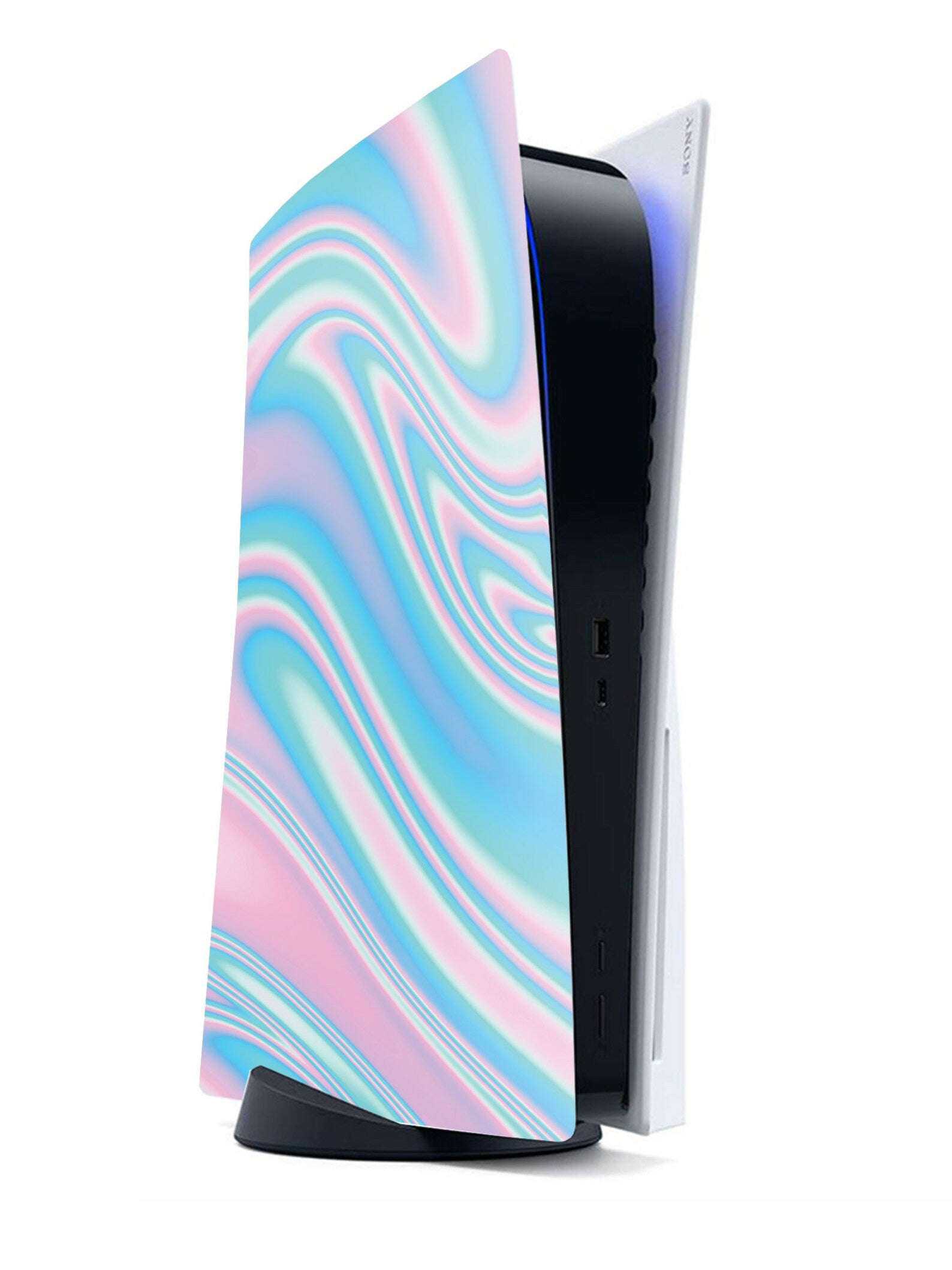 PS5 Pastel Swirl Personalised Console Vinyl Sticker