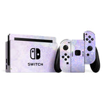 Nintendo Switch Personalised Skin Purple Bokeh Design