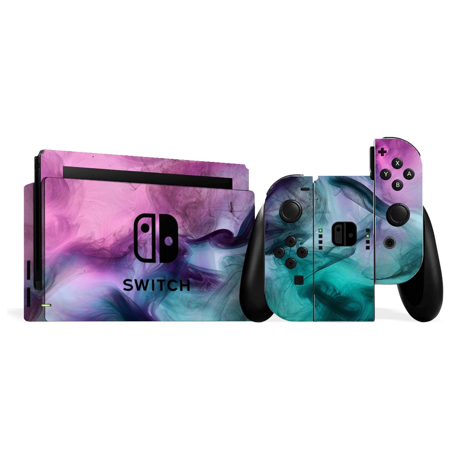 Nintendo Switch Personalised Skin Ombre Smoke Design