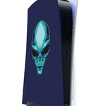 PS5 Blue Alien Personalised Console Vinyl Sticker