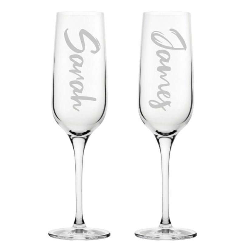 Personalised Champagne Flute