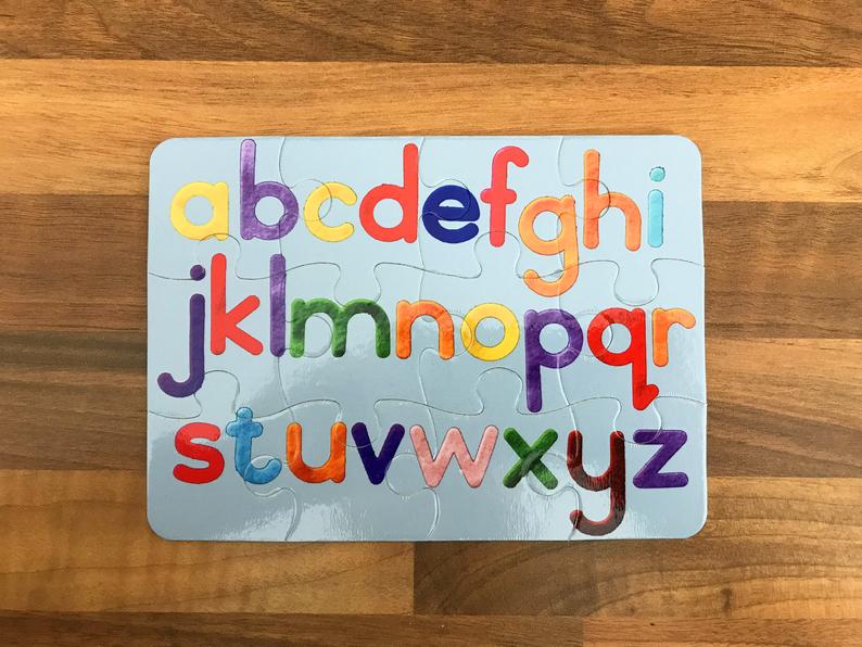 12 Piece Children's Learning Alphabet Jigsaw