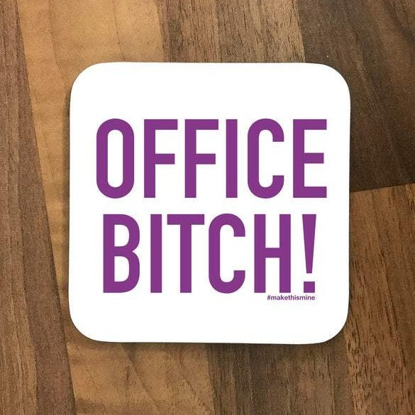 Explicit Rude Office Coasters - Set of 4