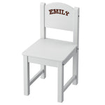 Personalised Children's Kids Ikea Sundvik White / Grey Wooden Chair