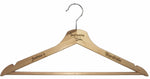 Personalised Brown Wooden Coat Hanger