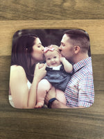 Personalised Photo High Quality Hardboard Coasters - Pack of 8