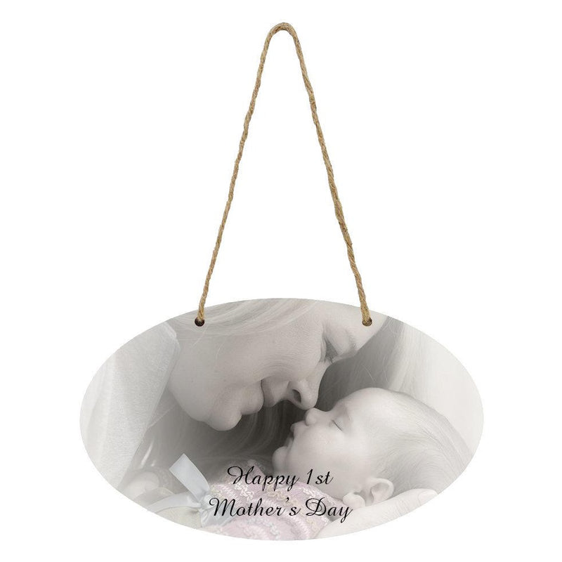 1st Mothers Day MDF Hanging Door Plaque
