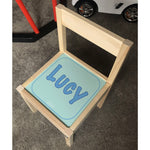 Personalised Children's Table and 1 Chair Printed UK Landmarks Design